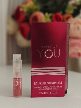 New Giorgio Armani Power of You EDP Sample Spray 0.04 oz/ 1.2ml